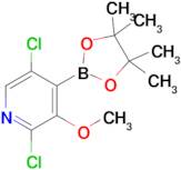 2,5-Dichloro-3-methoxy-4-(4,4,5,5-tetramethyl-1,3,2-dioxaborolan-2-yl)pyridine