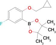 2-(2-(Cyclopropylmethoxy)-5-fluorophenyl)-4,4,5,5-tetramethyl-1,3,2-dioxaborolane