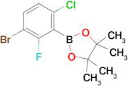 2-(3-Bromo-6-chloro-2-fluorophenyl)-4,4,5,5-tetramethyl-1,3,2-dioxaborolane