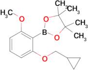 2-(2-(Cyclopropylmethoxy)-6-methoxyphenyl)-4,4,5,5-tetramethyl-1,3,2-dioxaborolane