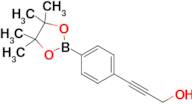 3-(4-(4,4,5,5-Tetramethyl-1,3,2-dioxaborolan-2-yl)phenyl)prop-2-yn-1-ol
