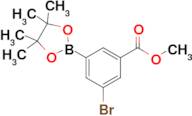 Methyl 3-bromo-5-(4,4,5,5-tetramethyl-1,3,2-dioxaborolan-2-yl)benzoate