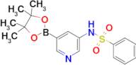 n-(5-(4,4,5,5-Tetramethyl-1,3,2-dioxaborolan-2-yl)pyridin-3-yl)benzenesulfonamide