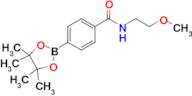 n-(2-Methoxyethyl)-4-(4,4,5,5-tetramethyl-1,3,2-dioxaborolan-2-yl)benzamide