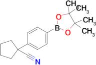 1-(4-(4,4,5,5-Tetramethyl-1,3,2-dioxaborolan-2-yl)phenyl)cyclopentane-1-carbonitrile