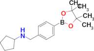 n-(4-(4,4,5,5-Tetramethyl-1,3,2-dioxaborolan-2-yl)benzyl)cyclopentanamine