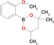 2-(2-Methoxyphenyl)-4,4,6-trimethyl-1,3,2-dioxaborinane