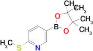 2-(Methylthio)-5-(4,4,5,5-tetramethyl-1,3,2-dioxaborolan-2-yl)pyridine