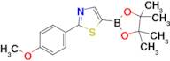 2-(4-Methoxyphenyl)-5-(4,4,5,5-tetramethyl-1,3,2-dioxaborolan-2-yl)thiazole