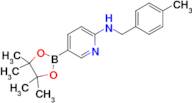 N-[(4-Methylphenyl)methyl]-5-(4,4,5,5-tetramethyl-1,3,2-dioxaborolan-2-yl)-2-pyridinamine