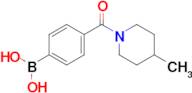 (4-(4-Methylpiperidine-1-carbonyl)phenyl)boronic acid