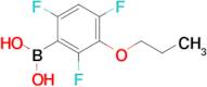 (2,4,6-Trifluoro-3-propoxyphenyl)boronic acid