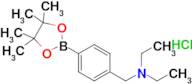 N-Ethyl-N-(4-(4,4,5,5-tetramethyl-1,3,2-dioxaborolan-2-yl)benzyl)ethanamine hydrochloride