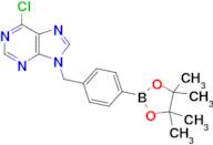 6-Chloro-9-(4-(4,4,5,5-tetramethyl-1,3,2-dioxaborolan-2-yl)benzyl)-9h-purine