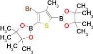 2,2'-(3-Bromo-4-methylthiophene-2,5-diyl)bis(4,4,5,5-tetramethyl-1,3,2-dioxaborolane)