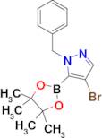 1-Benzyl-4-bromo-5-(4,4,5,5-tetramethyl-1,3,2-dioxaborolan-2-yl)-1H-pyrazole