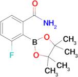 3-Fluoro-2-(4,4,5,5-tetramethyl-1,3,2-dioxaborolan-2-yl)benzamide