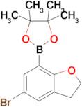 2-(5-Bromo-2,3-dihydrobenzofuran-7-yl)-4,4,5,5-tetramethyl-1,3,2-dioxaborolane