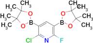 2-Chloro-6-fluoro-3,5-bis(4,4,5,5-tetramethyl-1,3,2-dioxaborolan-2-yl)pyridine