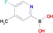 (5-Fluoro-4-methylpyridin-2-yl)boronic acid