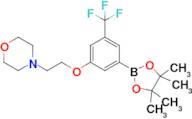 4-(2-(3-(4,4,5,5-Tetramethyl-1,3,2-dioxaborolan-2-yl)-5-(trifluoromethyl)phenoxy)ethyl)morpholine