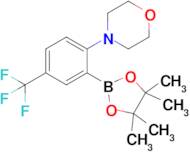 4-(2-(4,4,5,5-Tetramethyl-1,3,2-dioxaborolan-2-yl)-4-(trifluoromethyl)phenyl)morpholine