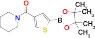 Piperidin-1-yl(5-(4,4,5,5-tetramethyl-1,3,2-dioxaborolan-2-yl)thiophen-3-yl)methanone