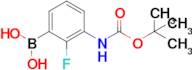 (3-{[(tert-Butoxy)carbonyl]amino}-2-fluorophenyl)boronic acid