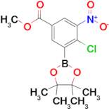 Methyl 4-chloro-3-nitro-5-(4,4,5,5-tetramethyl-1,3,2-dioxaborolan-2-yl)benzoate