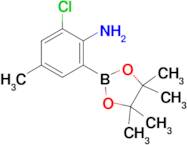 2-Chloro-4-methyl-6-(4,4,5,5-tetramethyl-1,3,2-dioxaborolan-2-yl)aniline