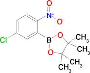 2-(5-Chloro-2-nitrophenyl)-4,4,5,5-tetramethyl-1,3,2-dioxaborolane