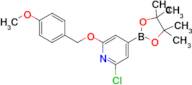 2-Chloro-6-((4-methoxybenzyl)oxy)-4-(4,4,5,5-tetramethyl-1,3,2-dioxaborolan-2-yl)pyridine