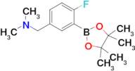 1-(4-Fluoro-3-(4,4,5,5-tetramethyl-1,3,2-dioxaborolan-2-yl)phenyl)-n,n-dimethylmethanamine