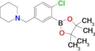 1-(4-Chloro-3-(4,4,5,5-tetramethyl-1,3,2-dioxaborolan-2-yl)benzyl)piperidine