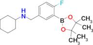 N-(4-Fluoro-3-(4,4,5,5-tetramethyl-1,3,2-dioxaborolan-2-yl)benzyl)cyclohexanamine