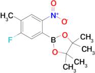 2-(5-Fluoro-4-methyl-2-nitrophenyl)-4,4,5,5-tetramethyl-1,3,2-dioxaborolane