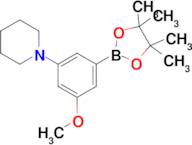 1-(3-Methoxy-5-(4,4,5,5-tetramethyl-1,3,2-dioxaborolan-2-yl)phenyl)piperidine