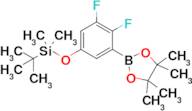 Tert-Butyl(3,4-difluoro-5-(4,4,5,5-tetramethyl-1,3,2-dioxaborolan-2-yl)phenoxy)dimethylsilane