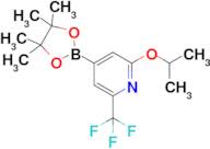 2-Isopropoxy-4-(4,4,5,5-tetramethyl-1,3,2-dioxaborolan-2-yl)-6-(trifluoromethyl)pyridine