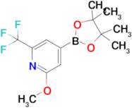 2-Methoxy-4-(4,4,5,5-tetramethyl-1,3,2-dioxaborolan-2-yl)-6-(trifluoromethyl)pyridine