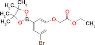 Ethyl 2-(3-bromo-5-(4,4,5,5-tetramethyl-1,3,2-dioxaborolan-2-yl)phenoxy)acetate