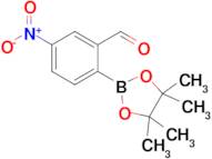 5-Nitro-2-(4,4,5,5-tetramethyl-1,3,2-dioxaborolan-2-yl)benzaldehyde