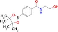 n-(2-Hydroxyethyl)-4-(4,4,5,5-tetramethyl-1,3,2-dioxaborolan-2-yl)benzamide