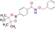 N-(Benzyloxy)-4-(4,4,5,5-tetramethyl-1,3,2-dioxaborolan-2-yl)benzamide