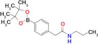 N-Propyl-2-(4-(4,4,5,5-tetramethyl-1,3,2-dioxaborolan-2-yl)phenyl)acetamide