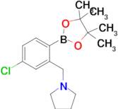 1-(5-Chloro-2-(4,4,5,5-tetramethyl-1,3,2-dioxaborolan-2-yl)benzyl)pyrrolidine