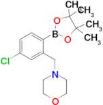 4-(5-Chloro-2-(4,4,5,5-tetramethyl-1,3,2-dioxaborolan-2-yl)benzyl)morpholine