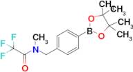 2,2,2-Trifluoro-N-methyl-N-(4-(4,4,5,5-tetramethyl-1,3,2-dioxaborolan-2-yl)benzyl)acetamide