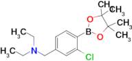 N-(3-Chloro-4-(4,4,5,5-tetramethyl-1,3,2-dioxaborolan-2-yl)benzyl)-N-ethylethanamine