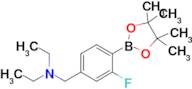 N-Ethyl-N-(3-fluoro-4-(4,4,5,5-tetramethyl-1,3,2-dioxaborolan-2-yl)benzyl)ethanamine